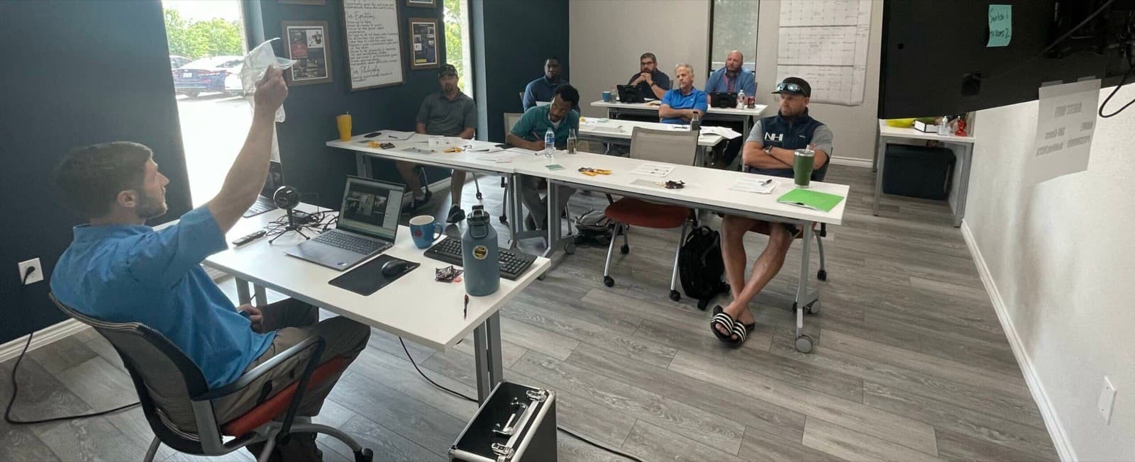 A-Train Academy training class of home inspection students