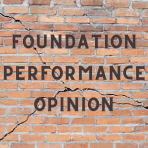Foundation Performance Opinion, home inspector school texas