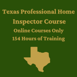 154-Hour Texas Professional Inspector Qualifying Course Package (Education Only)