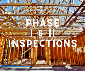 Phase 1 and 2 inspections, home inspector school texas
